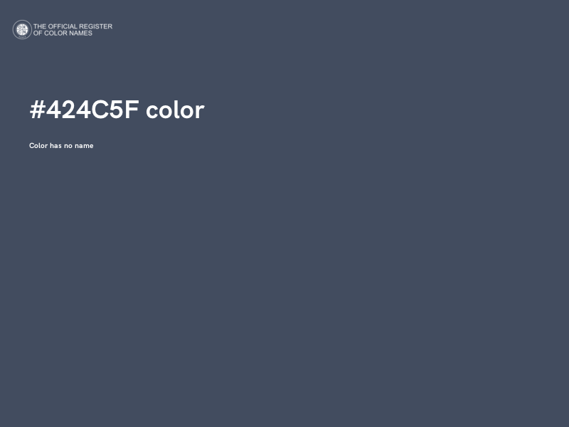 #424C5F color image