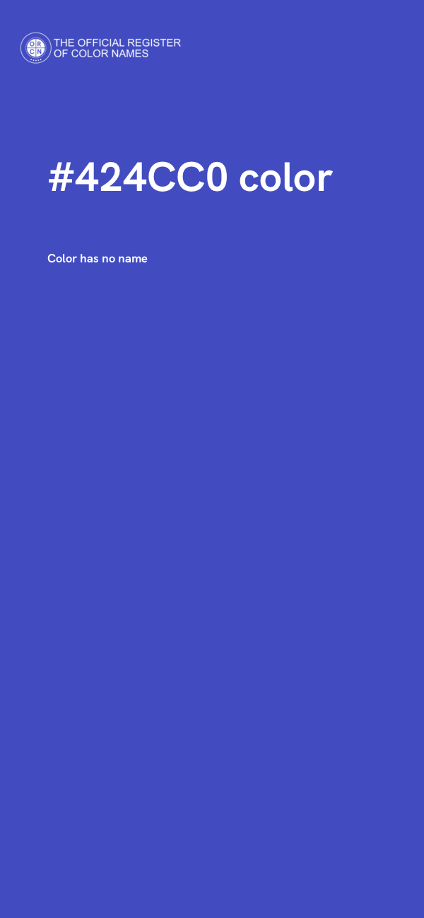 #424CC0 color image