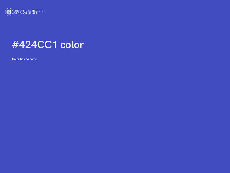 #424CC1 color image