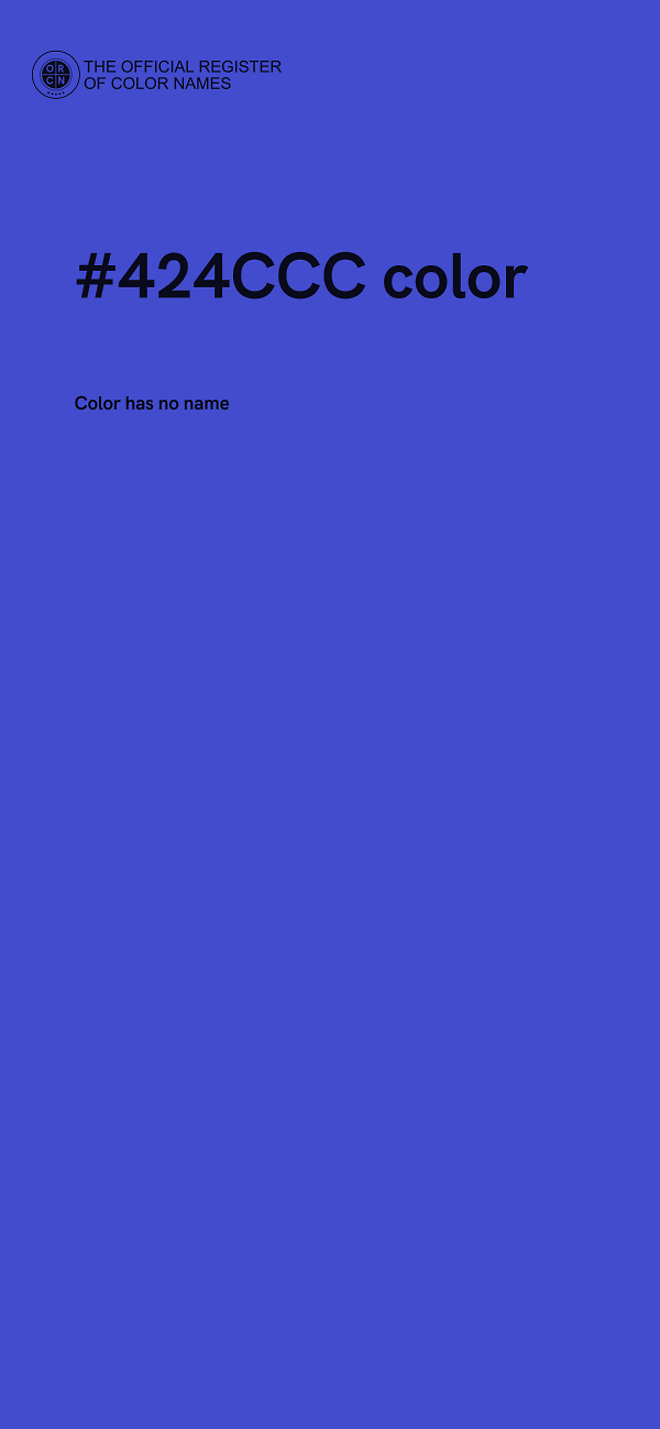 #424CCC color image