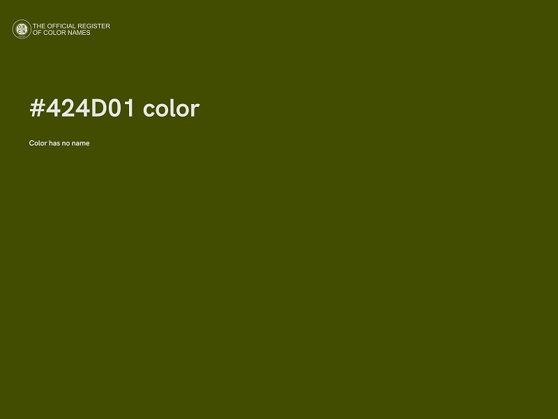 #424D01 color image