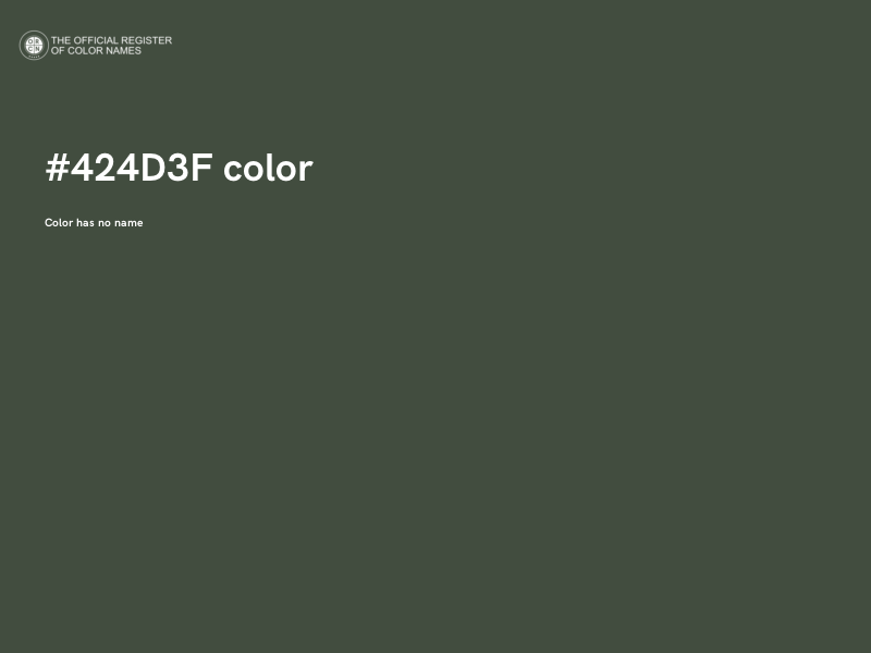 #424D3F color image