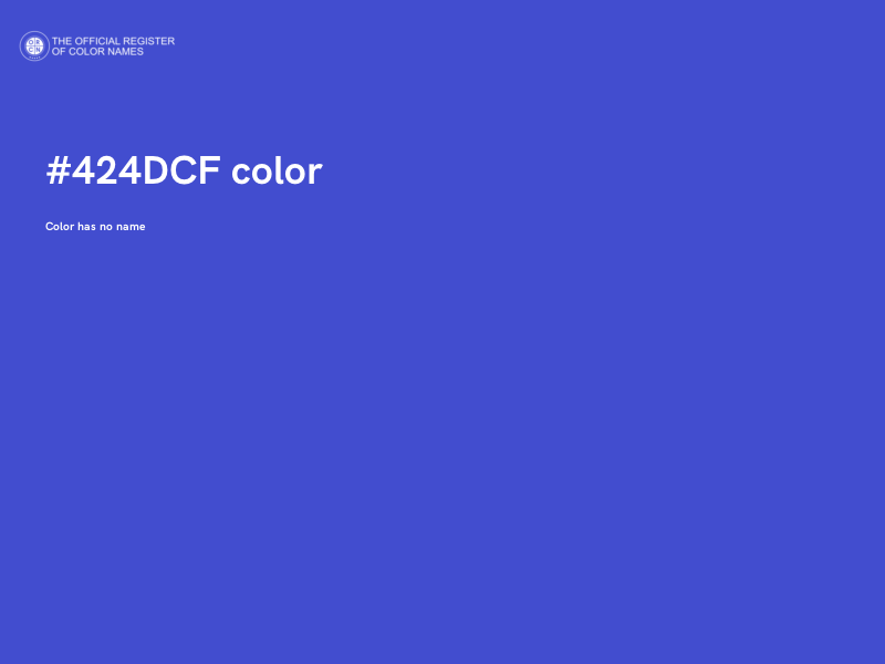 #424DCF color image