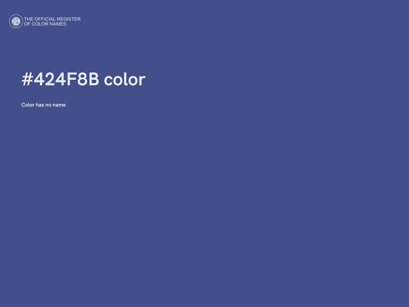 #424F8B color image