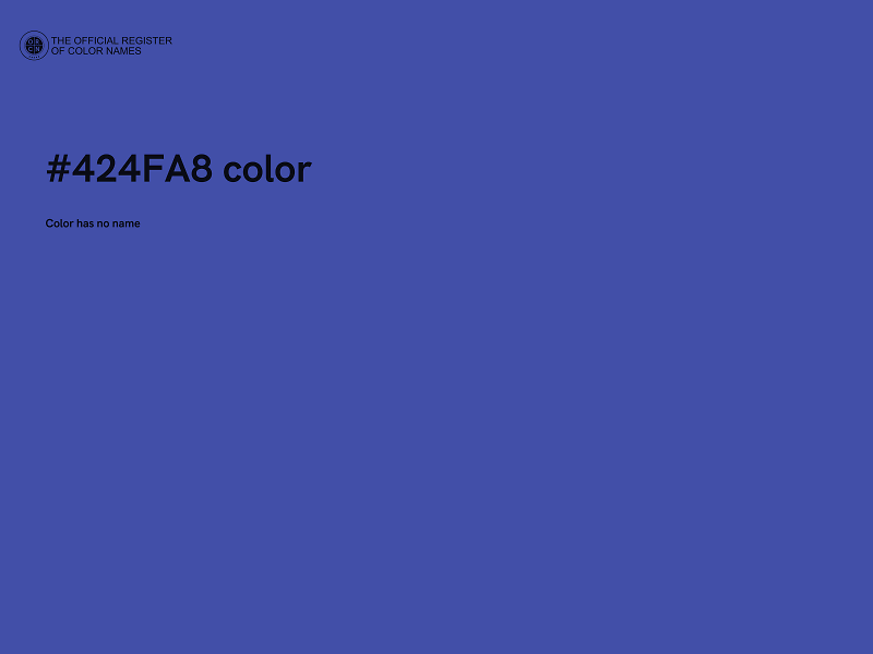 #424FA8 color image