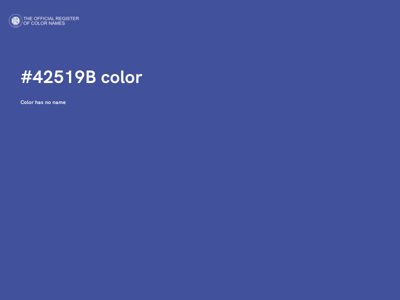 #42519B color image