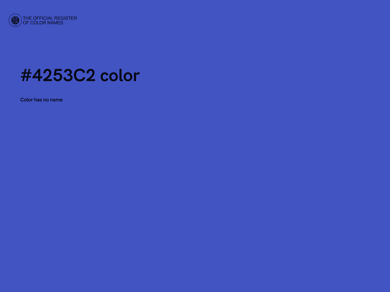 #4253C2 color image