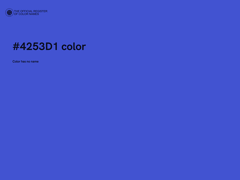 #4253D1 color image