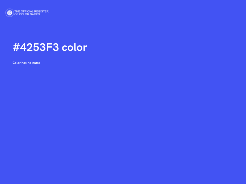 #4253F3 color image
