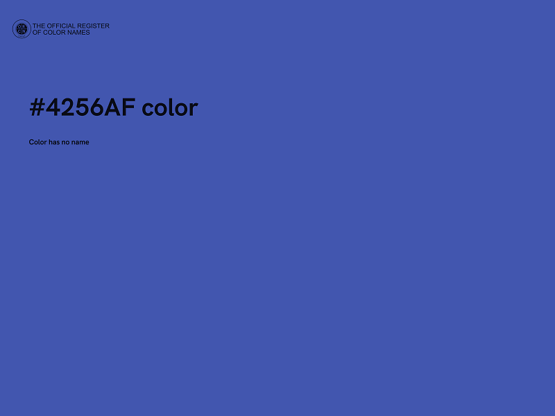 #4256AF color image