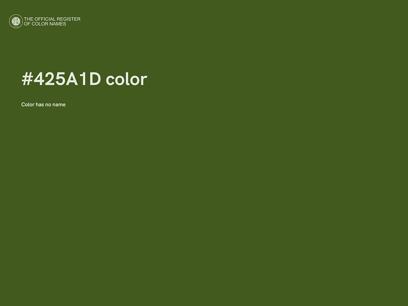 #425A1D color image