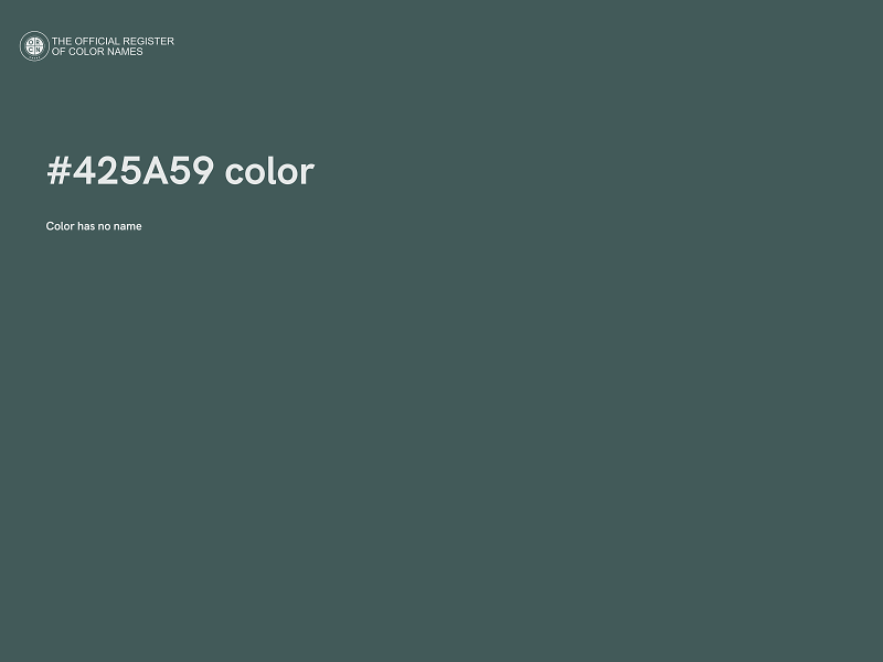 #425A59 color image