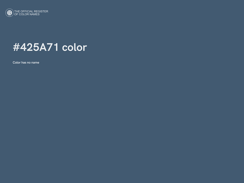 #425A71 color image