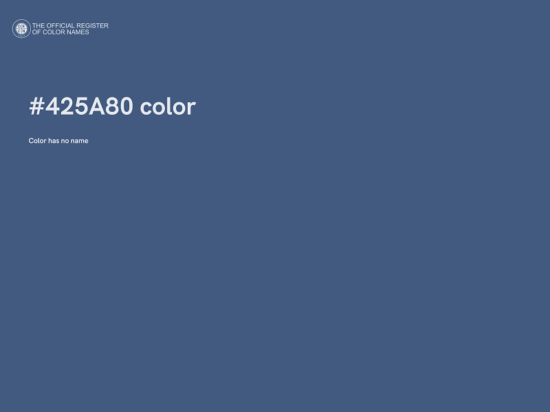 #425A80 color image