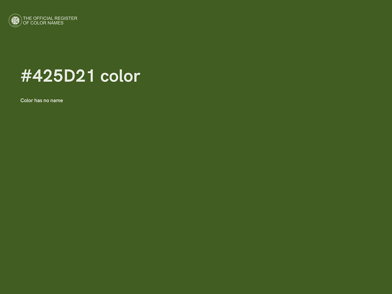 #425D21 color image