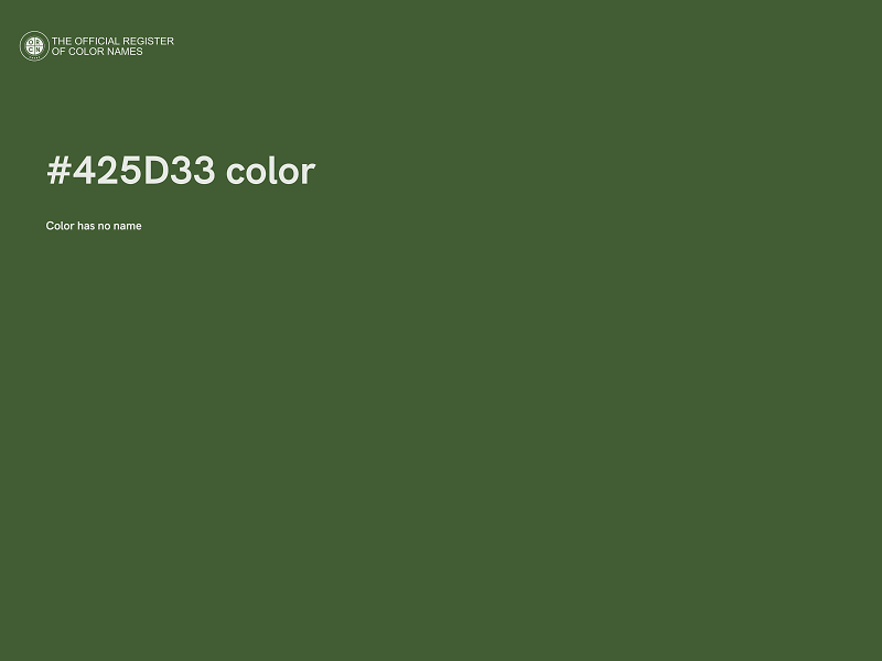 #425D33 color image