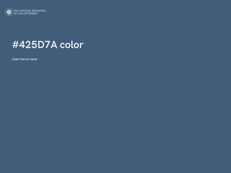 #425D7A color image