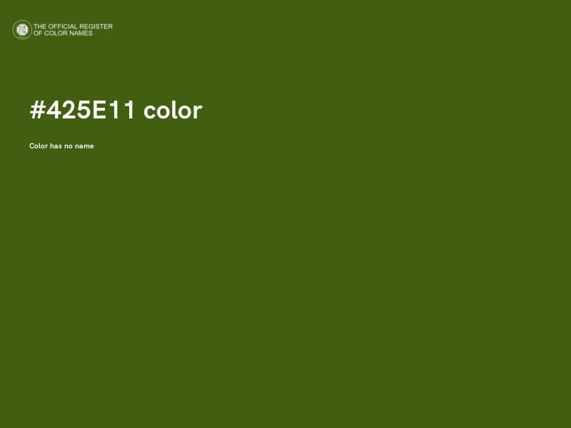 #425E11 color image