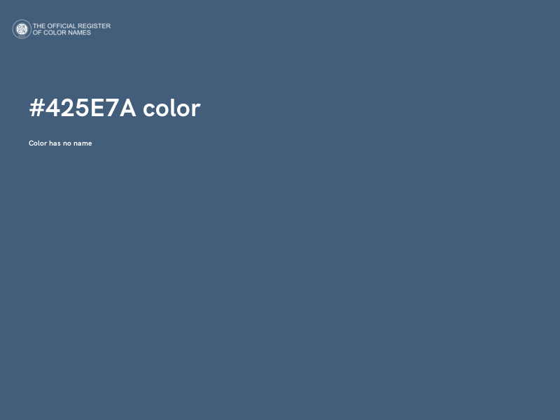 #425E7A color image
