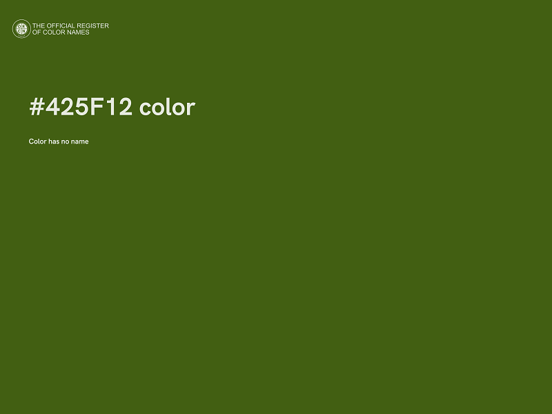 #425F12 color image