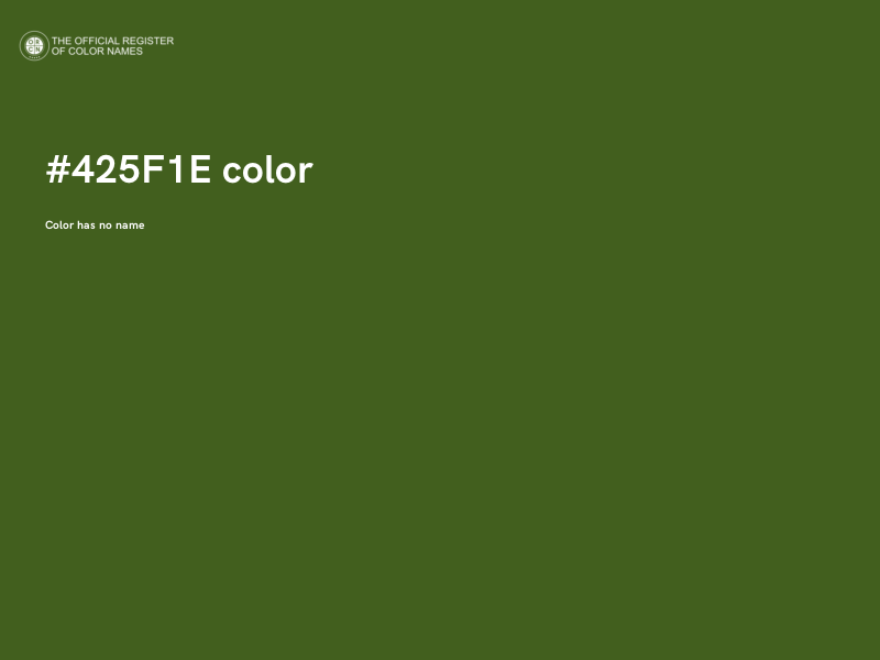 #425F1E color image