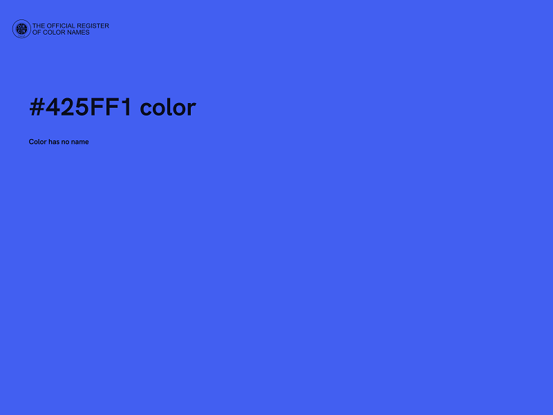 #425FF1 color image