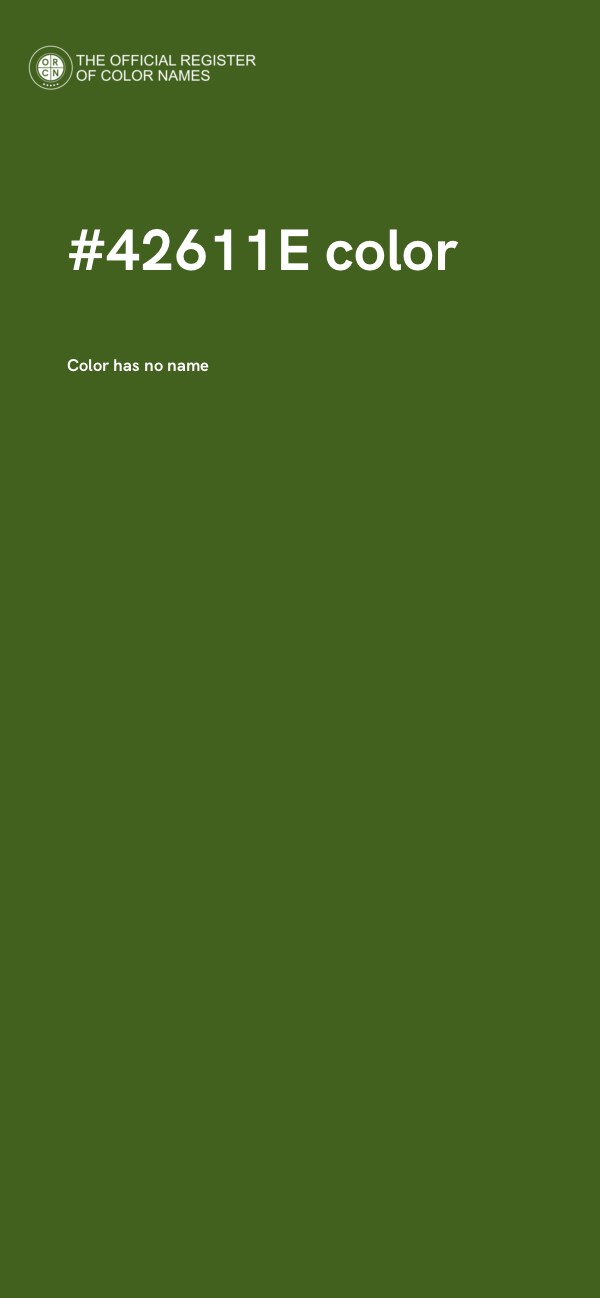 #42611E color image
