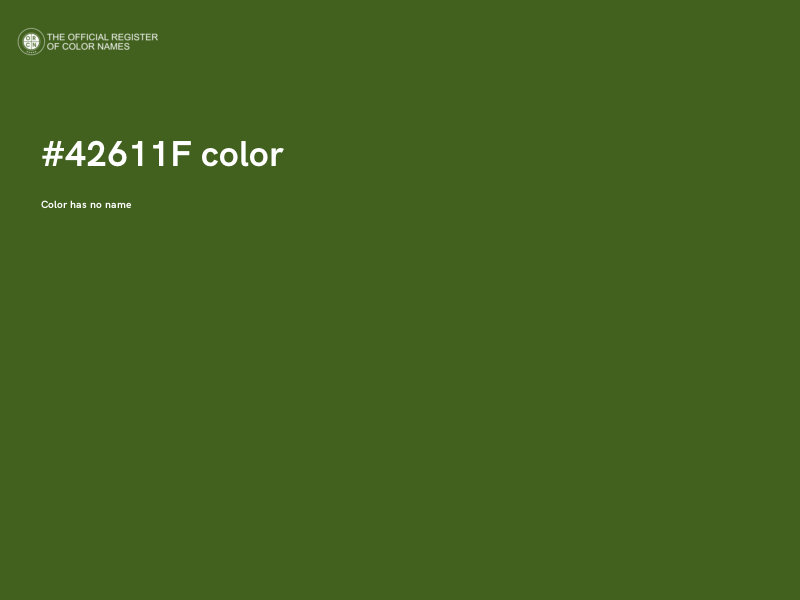 #42611F color image