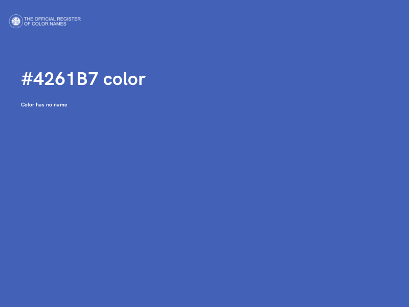 #4261B7 color image