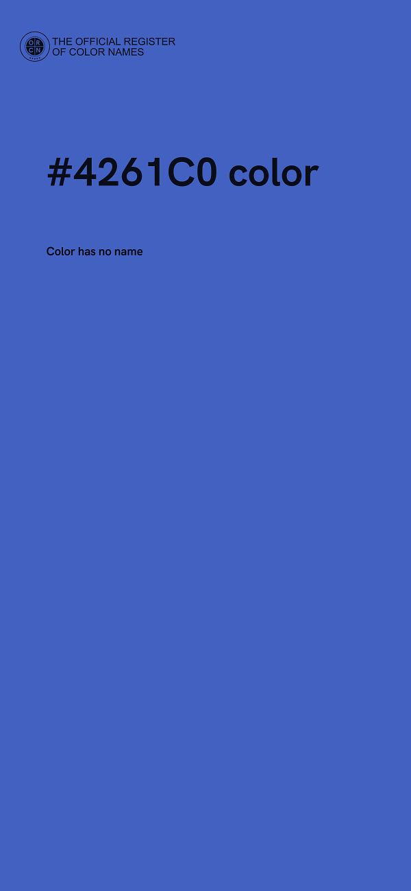 #4261C0 color image
