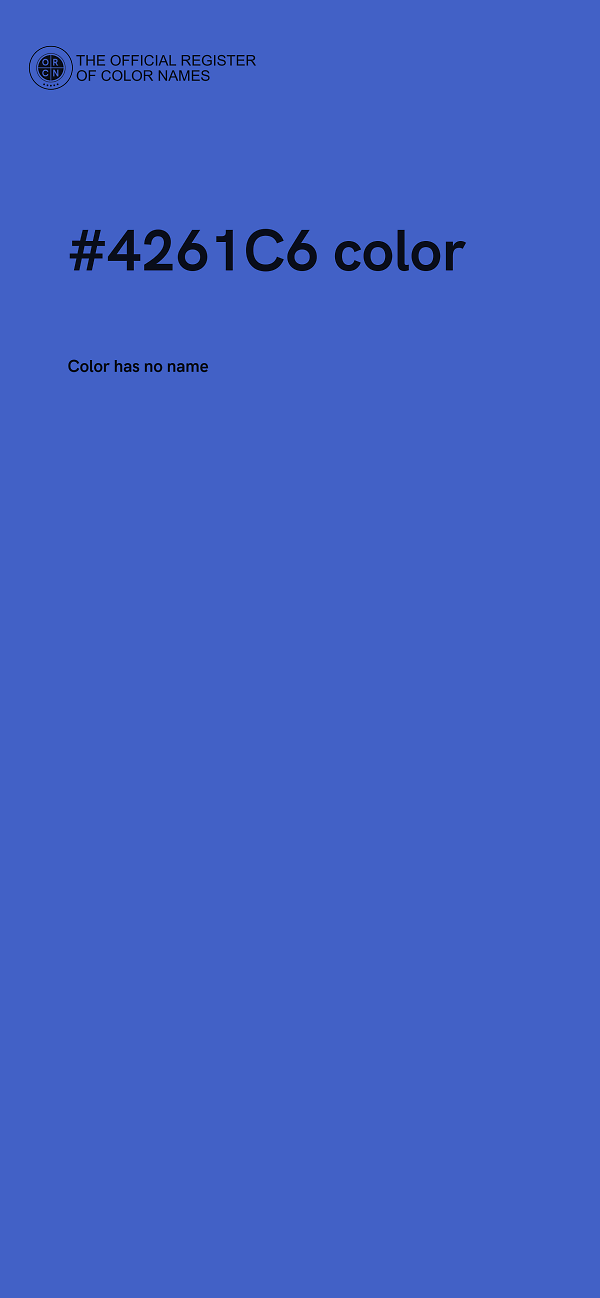 #4261C6 color image