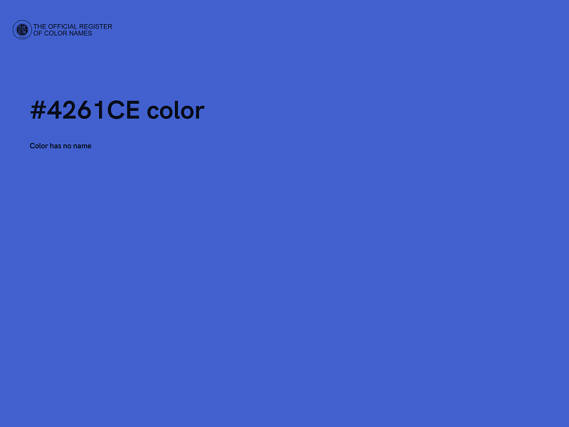 #4261CE color image