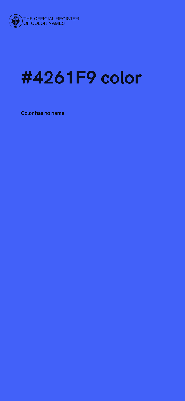 #4261F9 color image
