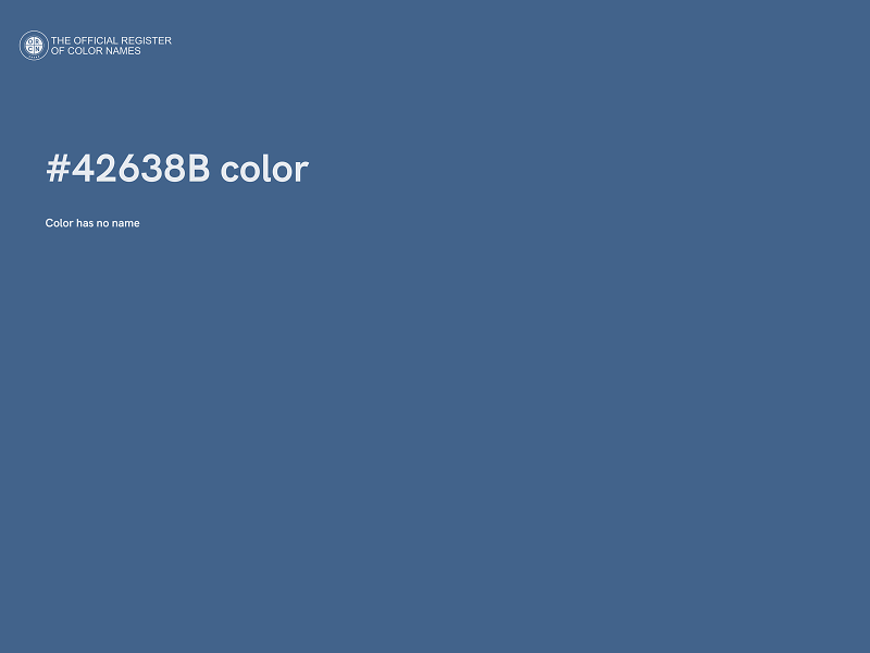 #42638B color image