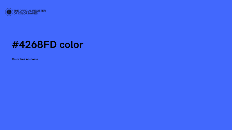 #4268FD color image