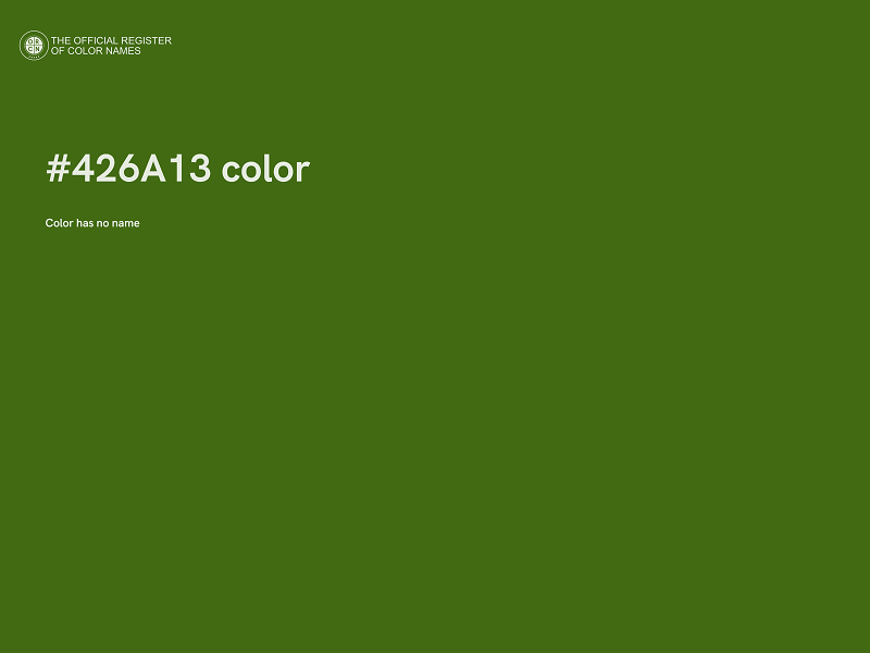 #426A13 color image