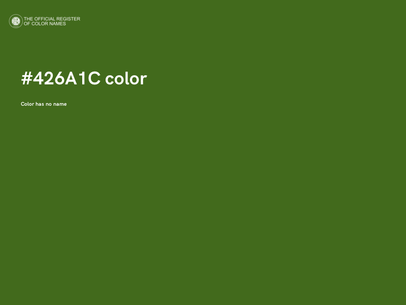 #426A1C color image