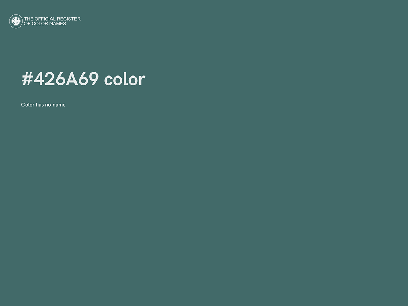 #426A69 color image