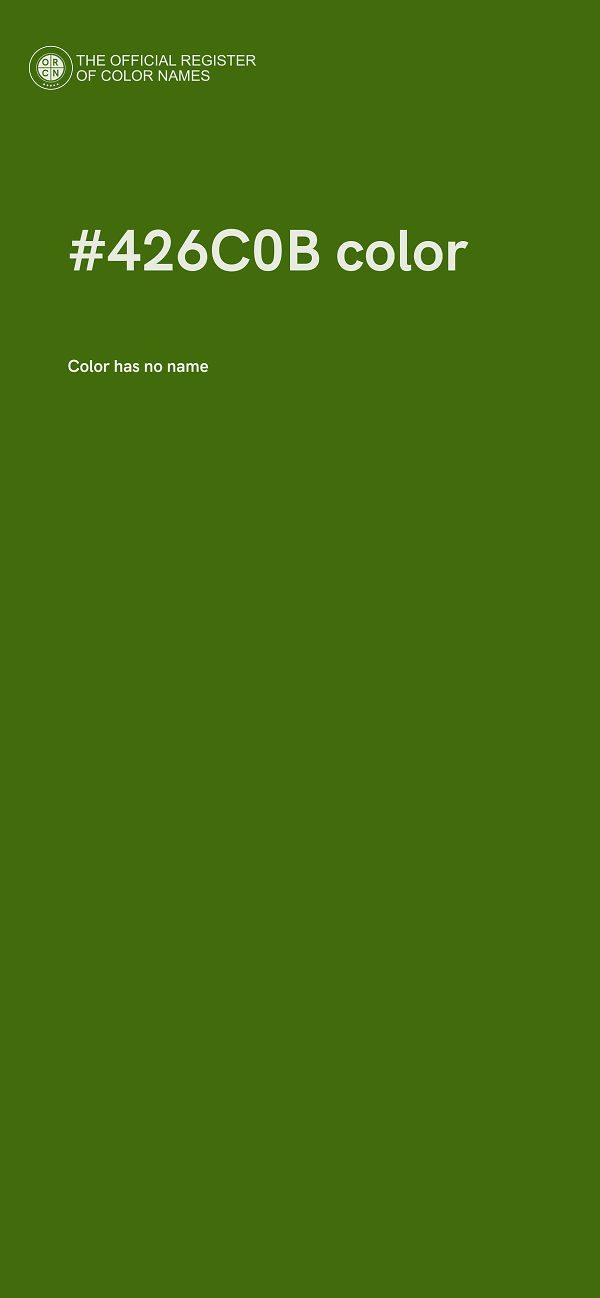 #426C0B color image