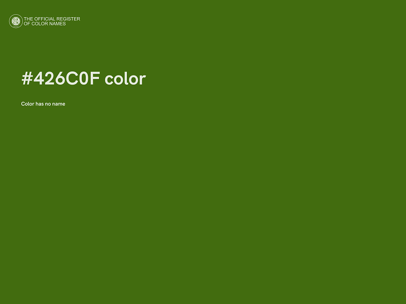 #426C0F color image