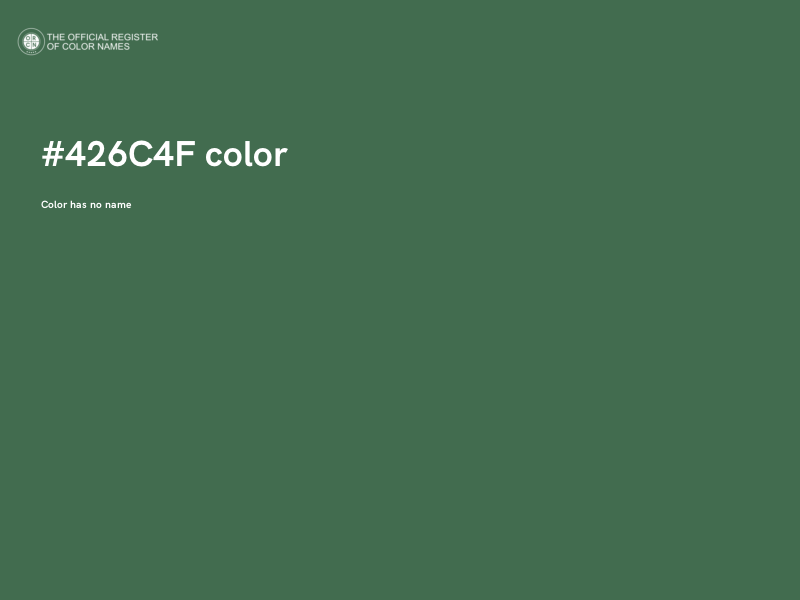 #426C4F color image