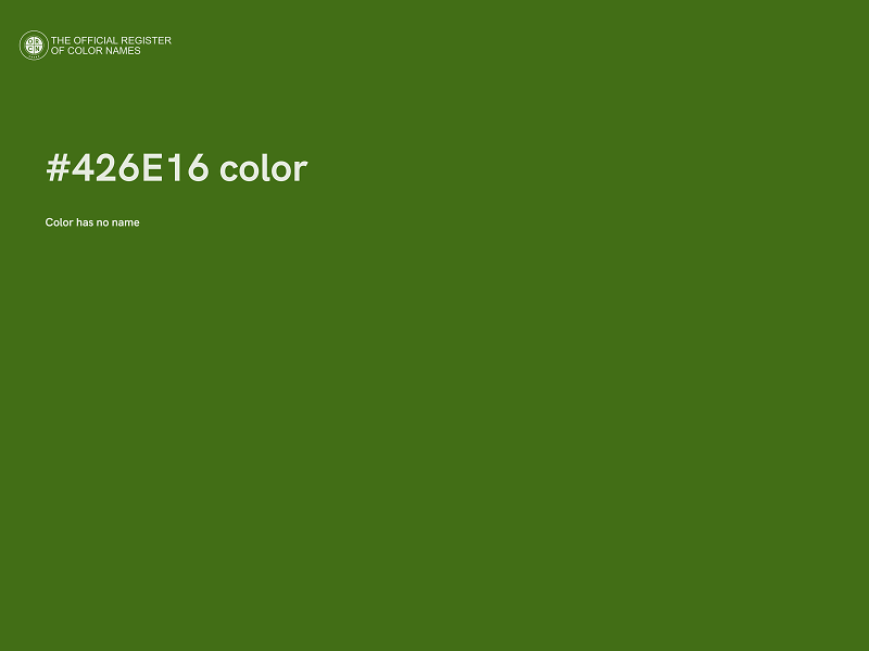 #426E16 color image