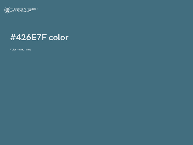 #426E7F color image