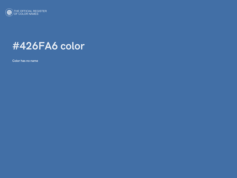 #426FA6 color image