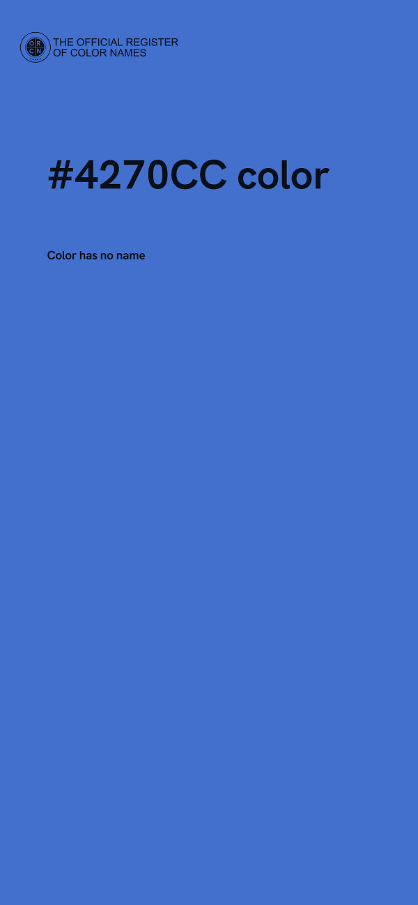 #4270CC color image