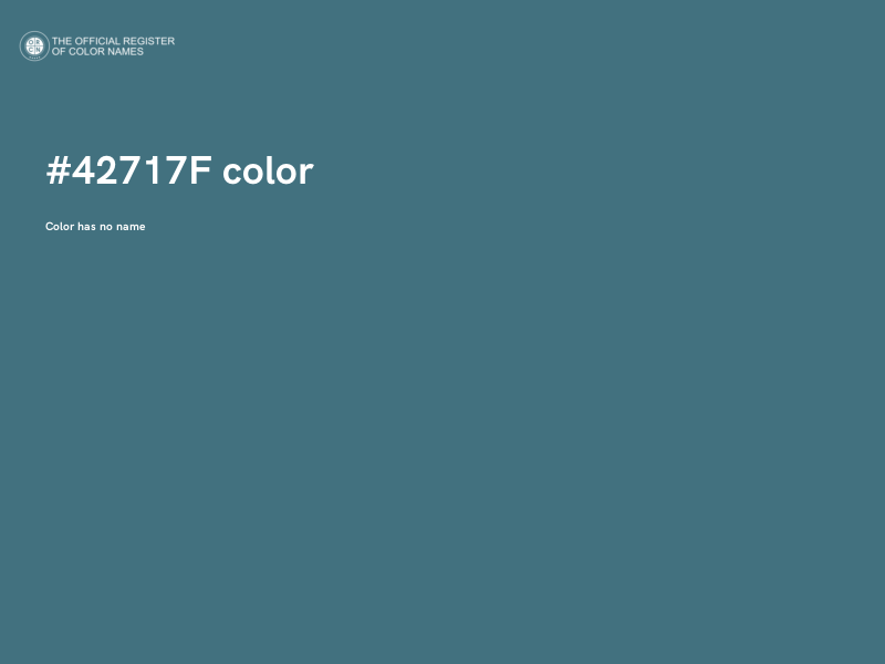 #42717F color image