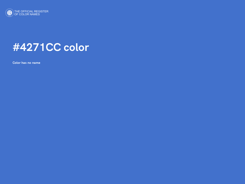 #4271CC color image