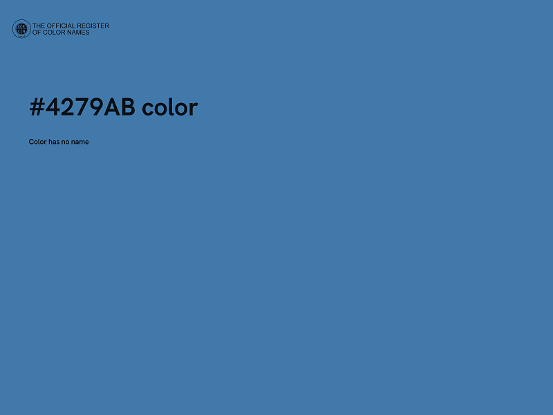 #4279AB color image