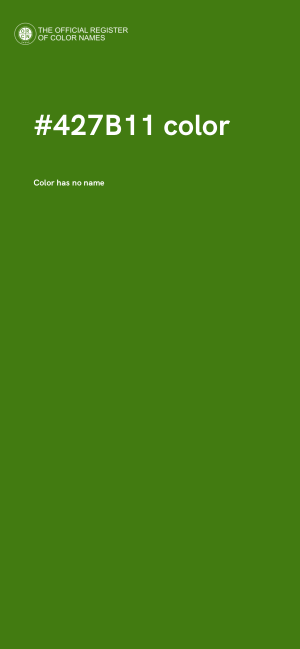 #427B11 color image