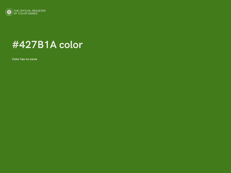 #427B1A color image